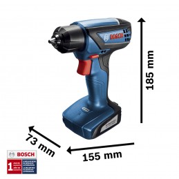 TALADRO ATORNILLADOR BOSCH GSR 1000 SMART 12V CON BATERIA Y CARGADOR